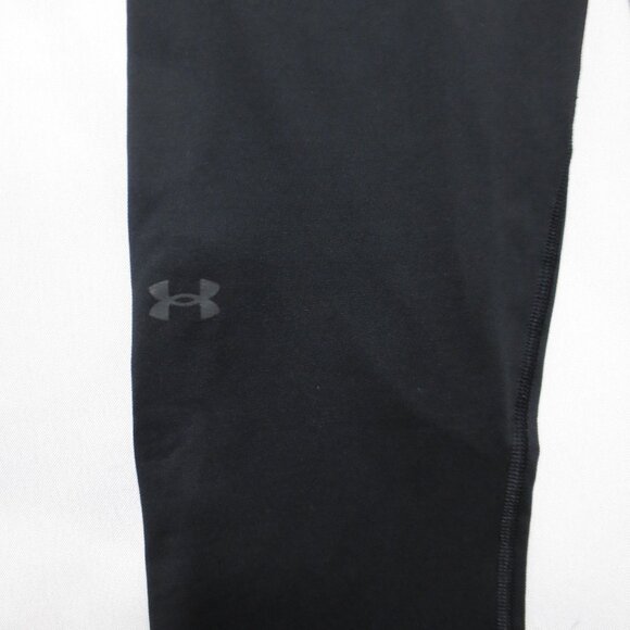 UNDER ARMOUR womens COLD GEAR black PANTS yoga COMPRESSION leggings SIZE M - Picture 3 of 9